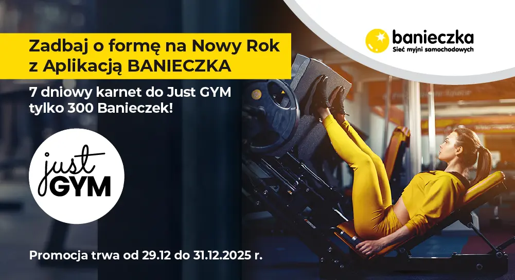 Kampania Just GYM x Banieczka - cross-promocja