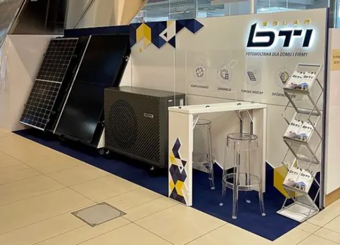 Stoisko targowe BTI Solar Stoisko targowe BTI Solar