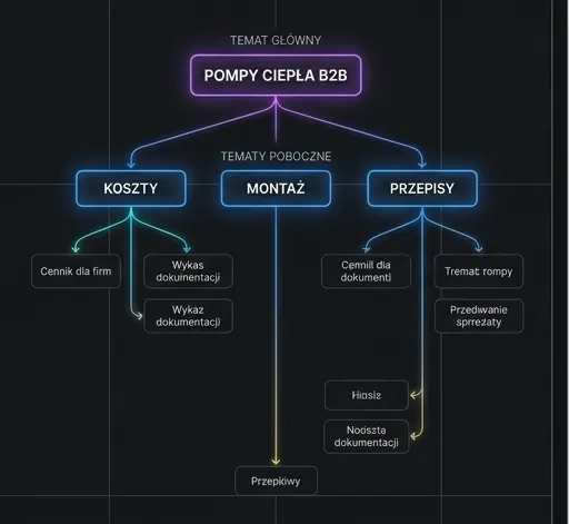 Mapa tematyczna SEO Mapa tematyczna SEO i content marketing