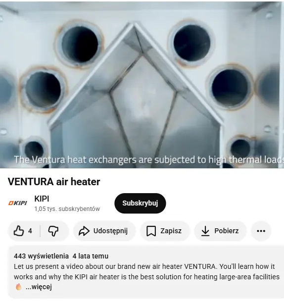 Wideo produktowe VENTURA