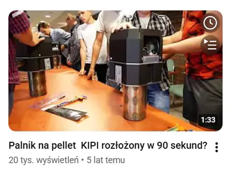 YouTube - Palnik na pellet KIPI 90 sekund